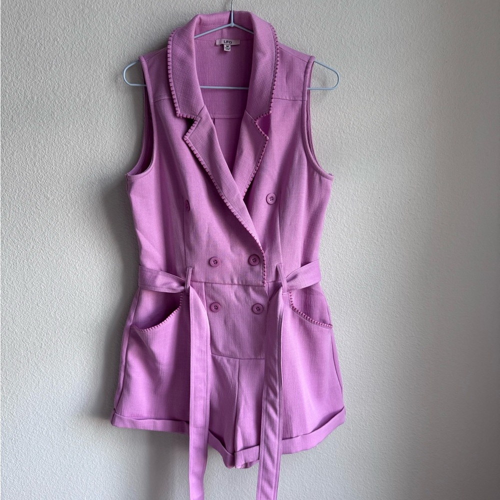 LF Lavender Sleeveless Jumpsuit